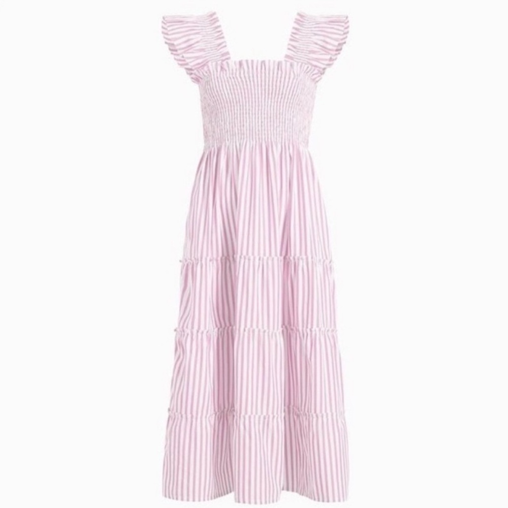 Ellie Nap Dress Bubble Gum Stripe
